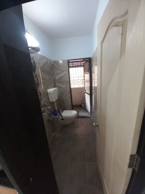 Bathroom in 2 BHK Apartment at Akashganga Complex Kavesar, Kavesar – for Rent