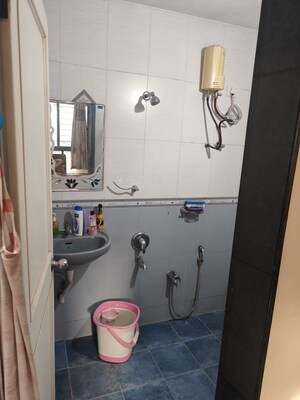 Bathroom in 2 BHK Apartment at Sonigara Kesar, Wakad – for Rent