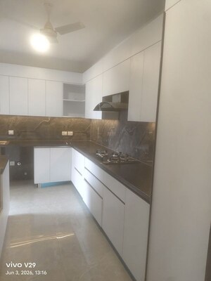 Kitchen in 3 BHK Apartment at Mahindra Luminare, Sector 59 – for Rent