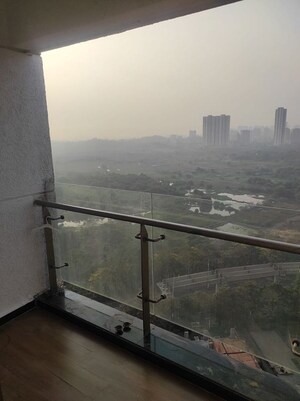 Balcony in 3 BHK Apartment at Lodha Splendora, Ghodbunder Road – for Rent