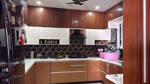 Kitchen in 3 BHK Apartment at Aparna Sarovar Zenith, Nallagandla – for Rent
