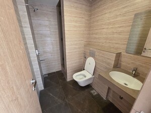 Bathroom in 3 BHK Apartment at Lodha Bellagio, Powai – for Rent