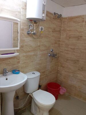 Bathroom in 3 BHK Apartment at Ajnara Le Garden Prime Tower, Sector 16b Greater Noida – for Sale
