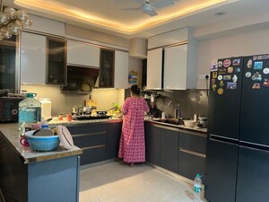 Kitchen in 3 BHK Builder Floor at Satbari – for Rent
