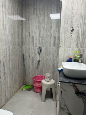 Bathroom in 3 BHK Builder Floor at Satbari – for Rent