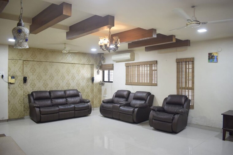 Living Room, sanjay-selenite 5 Bedroom 4000 Sq.Ft. Apartment In Baner Pune 10476064