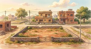  Plot – Exterior View View at Jharasangam - for Sale