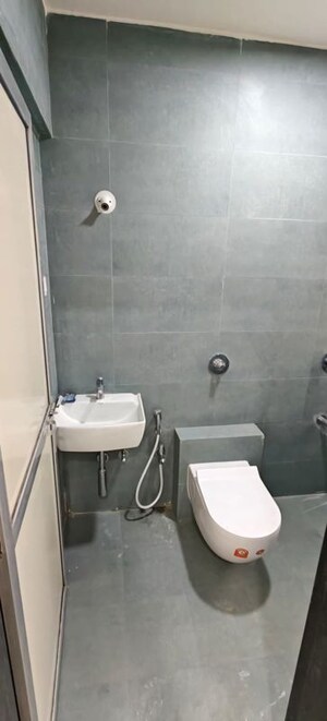 Bathroom in 3 BHK Apartment at Chirag Vijayi Jwala, Goregaon West – for Rent