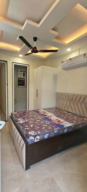 Bedroom in 1 RK Builder Floor at Bharat Residency Gurgaon, Sector 15 – for Rent