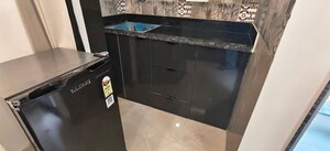 Kitchen in 1 RK Builder Floor at Bharat Residency Gurgaon, Sector 15 – for Rent