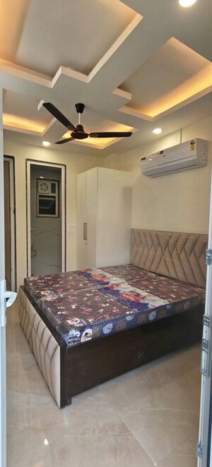 Bedroom in 1 RK Builder Floor at Bharat Residency Gurgaon, Sector 15 – for Rent