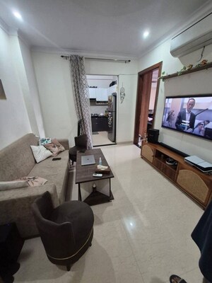 Living Room in 1 BHK Builder Floor at Vihaan Heritage, Sector 1 Greater Noida – for Rent