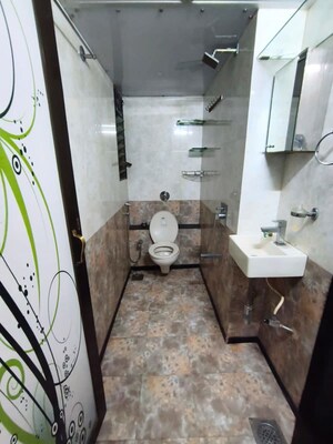 Bathroom in 1.5 BHK Apartment at Siddhachal – for Rent