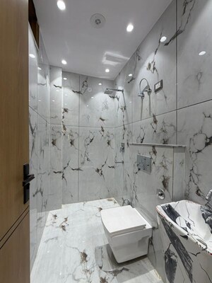 Bathroom in 3.5 BHK Builder Floor at Uttam Nagar – for Sale