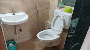 Bathroom in 1 BHK Apartment at DB Orchid Ozone, Dahisar East – for Rent