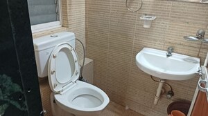 Bathroom in 1 BHK Apartment at DB Orchid Ozone, Dahisar East – for Rent