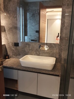 Bathroom in 3 BHK Builder Floor at Sushant Lok Iii – for Rent