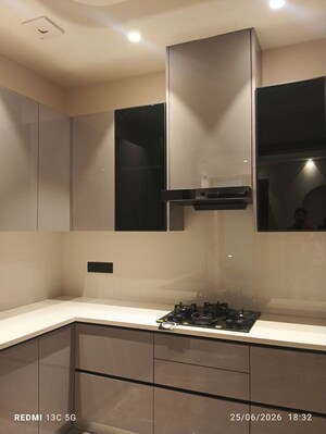 Kitchen in 3 BHK Builder Floor at Sushant Lok Iii – for Rent