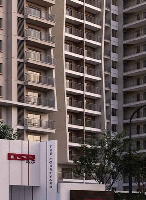 2 BHK Apartment – Exterior View View at DSR The Courtyard, Gunjur - for Sale