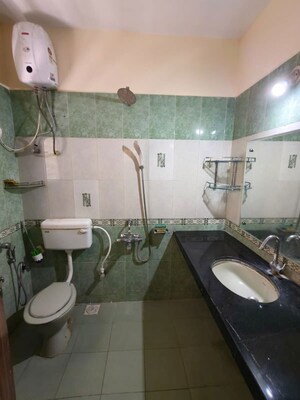 Washroom in 2.5 BHK Apartment at Lakshadeep Palace, Pimple Saudagar – for Rent