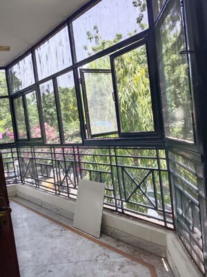 Balcony in 3 BHK Builder Floor at Malviya Nagar – for Rent