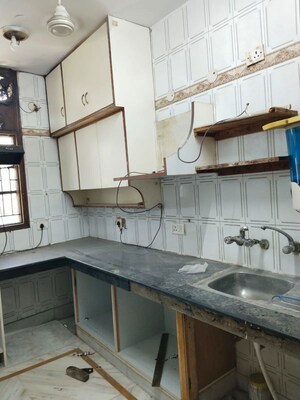 Kitchen in 3 BHK Builder Floor at Malviya Nagar – for Rent