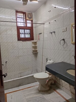 Bathroom in 3 BHK Builder Floor at Malviya Nagar – for Rent