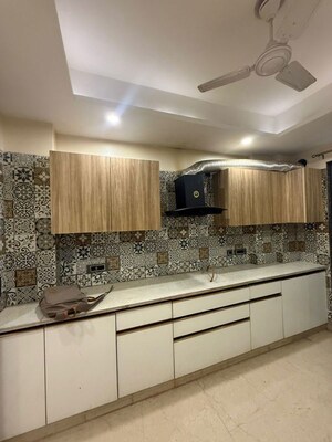Kitchen in 3 BHK Builder Floor at Unitech South City II, Sector 50 – for Rent