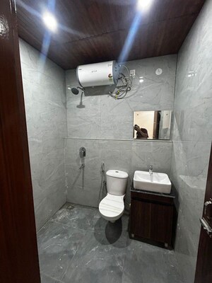Bathroom in 2 BHK Builder Floor at Aman Vihar – for Rent