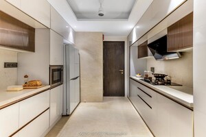 Kitchen in 4 BHK Apartment at Runwal Elegante, Andheri West – for Rent