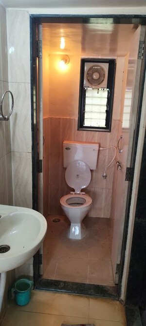 Bathroom in 1 BHK Apartment at Shanti Sheela Society – for Rent