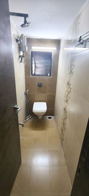 Bathroom in 1 BHK Apartment at Kanakia Spaces Zen World, Kanjurmarg East – for Rent
