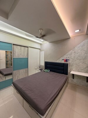 Bedroom in 2 BHK Apartment at Runwal Eirene, Balkum Pada – for Rent