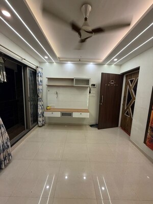 Living Room in 2 BHK Apartment at Runwal Eirene, Balkum Pada – for Rent