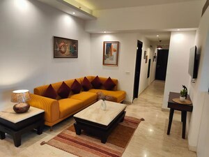 Living Room in 3 BHK Apartment at Supertech Supernova Nova Residences, Sector 94 – for Rent