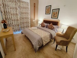 Living Room in 3 BHK Apartment at Supertech Supernova Nova Residences, Sector 94 – for Rent