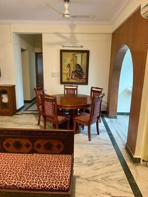 Living Room in 4 BHK Penthouse at Cubbon Terraces, Infantry Road – for Rent