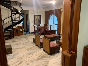 Living Room in 4 BHK Penthouse at Cubbon Terraces, Infantry Road – for Rent