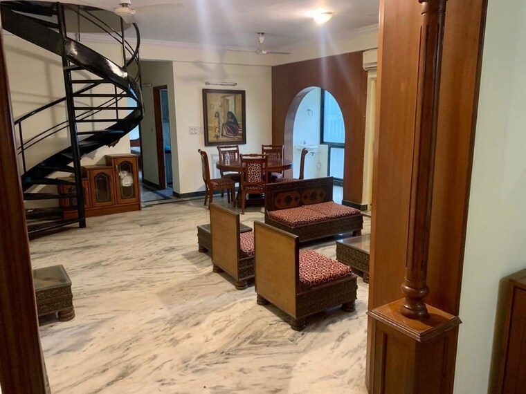 Living Room, cubbon-terraces 4 Bedroom 2300 Sq.Ft. Penthouse In Infantry Road Bangalore 10476440