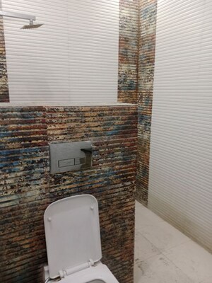 Bathroom in 3 BHK Builder Floor at Ansals Sushant City – for Rent