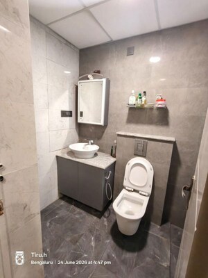 Bathroom in 3 BHK Builder Floor at Hsr Layout Sector 2 – for Rent