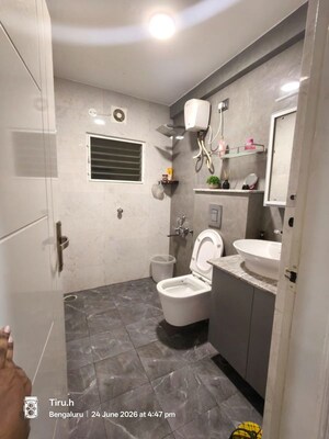 Bathroom in 3 BHK Builder Floor at Hsr Layout Sector 2 – for Rent