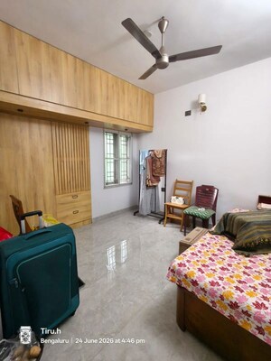 Bedroom in 3 BHK Builder Floor at Hsr Layout Sector 2 – for Rent