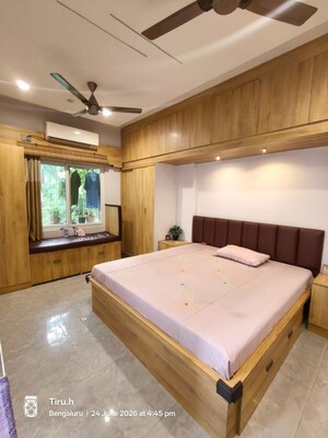 Bedroom in 3 BHK Builder Floor at Hsr Layout Sector 2 – for Rent