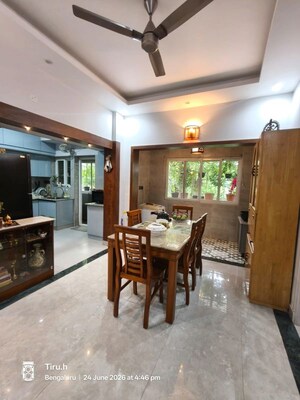 Living Room in 3 BHK Builder Floor at Hsr Layout Sector 2 – for Rent