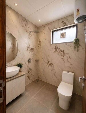 Bathroom in 1 RK Builder Floor at Allure Homes, Sector 14 – for Rent