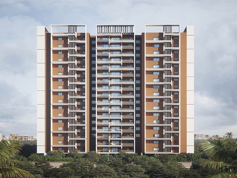 3 BHK + Pooja Room,Study Room,Extra Room,Store Room 1950 Sq.Ft. Apartment in Vasavi Sreenivasam