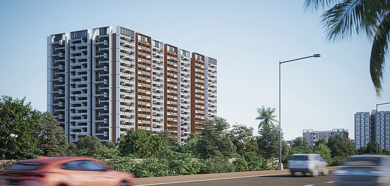 Exterior View, vasavi-sreenivasam 3 Bedroom 1950 Sq.Ft. Apartment In Serilingampally Hyderabad 10476521