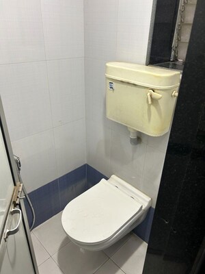 Bathroom in 1 BHK Apartment at Vasant Valley Complex, Malad East – for Rent