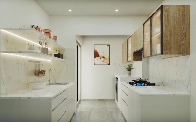 Kitchen, dynamix-luma 2 Bedroom 795 Sq.Ft. Apartment In Andheri East Mumbai 10475244